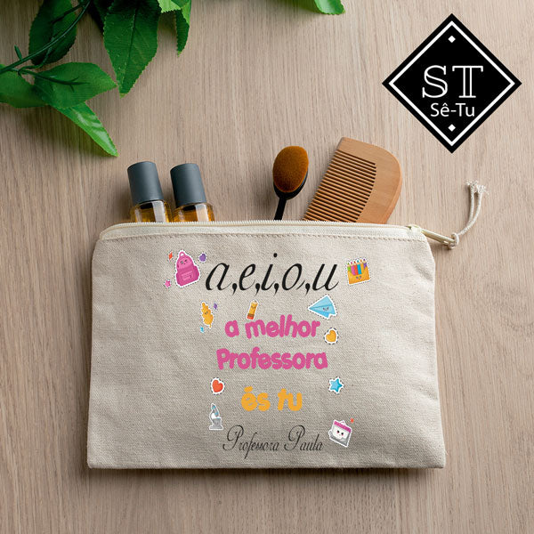 Necessaire Professora A.E.I.O.U